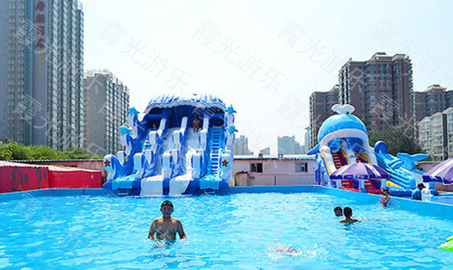 黑龙江大型充气泳池